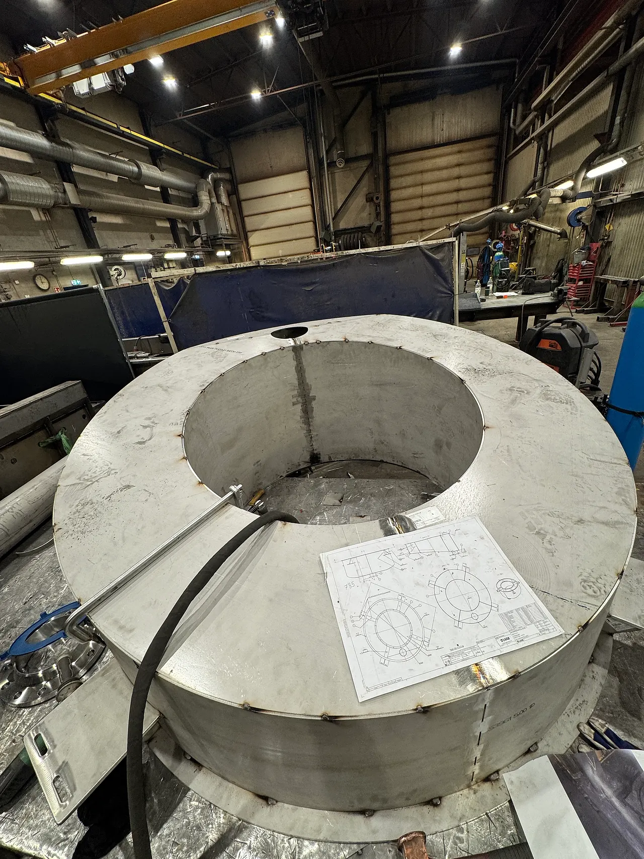 Stainless steel separator fabrication